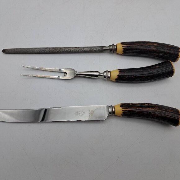 Sheffield Knife Set Lion Brand by George Wood & Sons - Picture 9 of 11